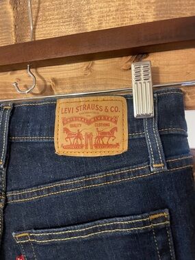 Levi's women’s Indigo 720 super skinny dark Jeans